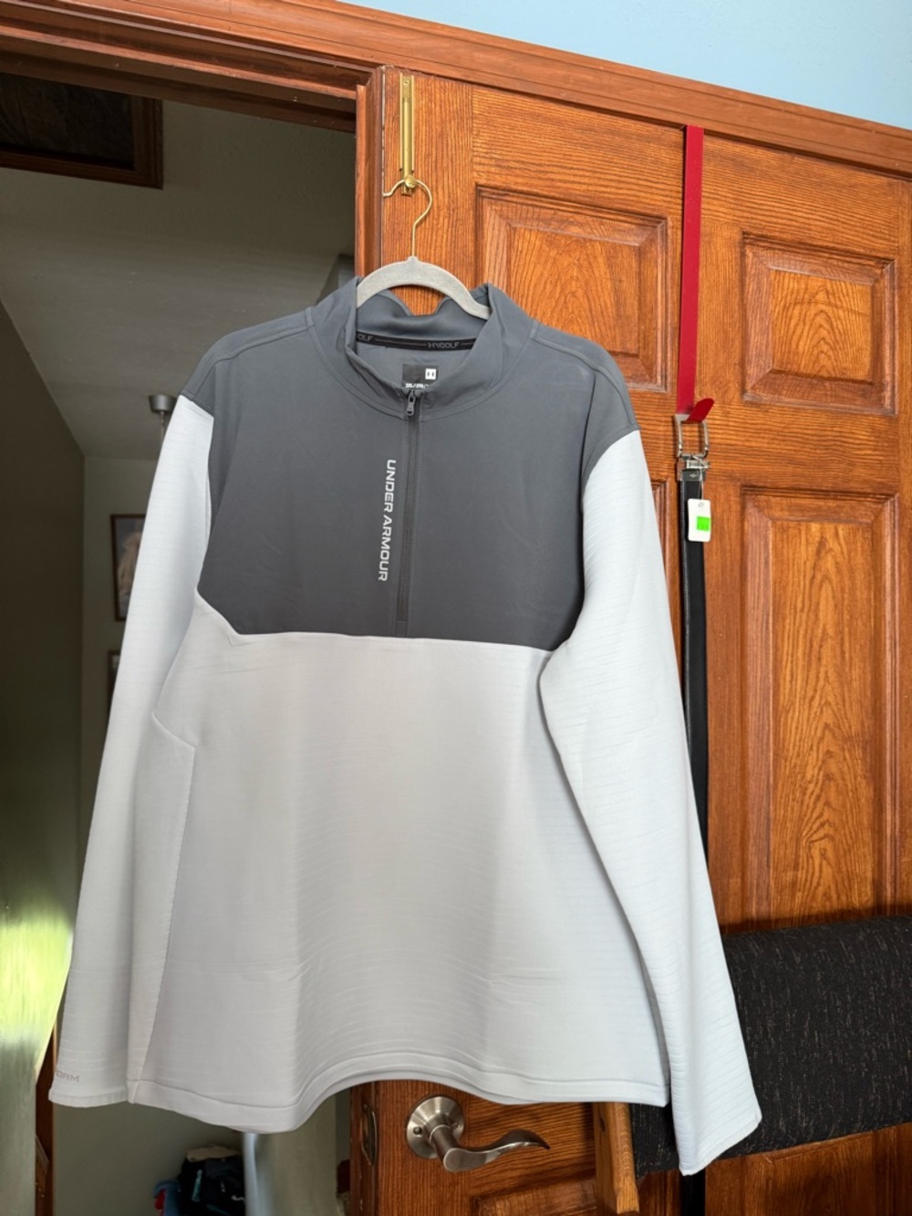 Under Armour Two-Tone Gray Half-Zip Pullover